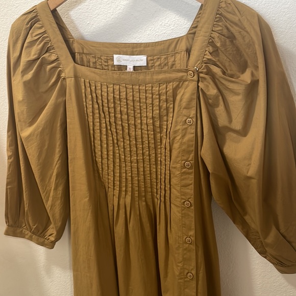 Corey Lynn Calter Claudia Pleat Neck Dress - Picture 5 of 9